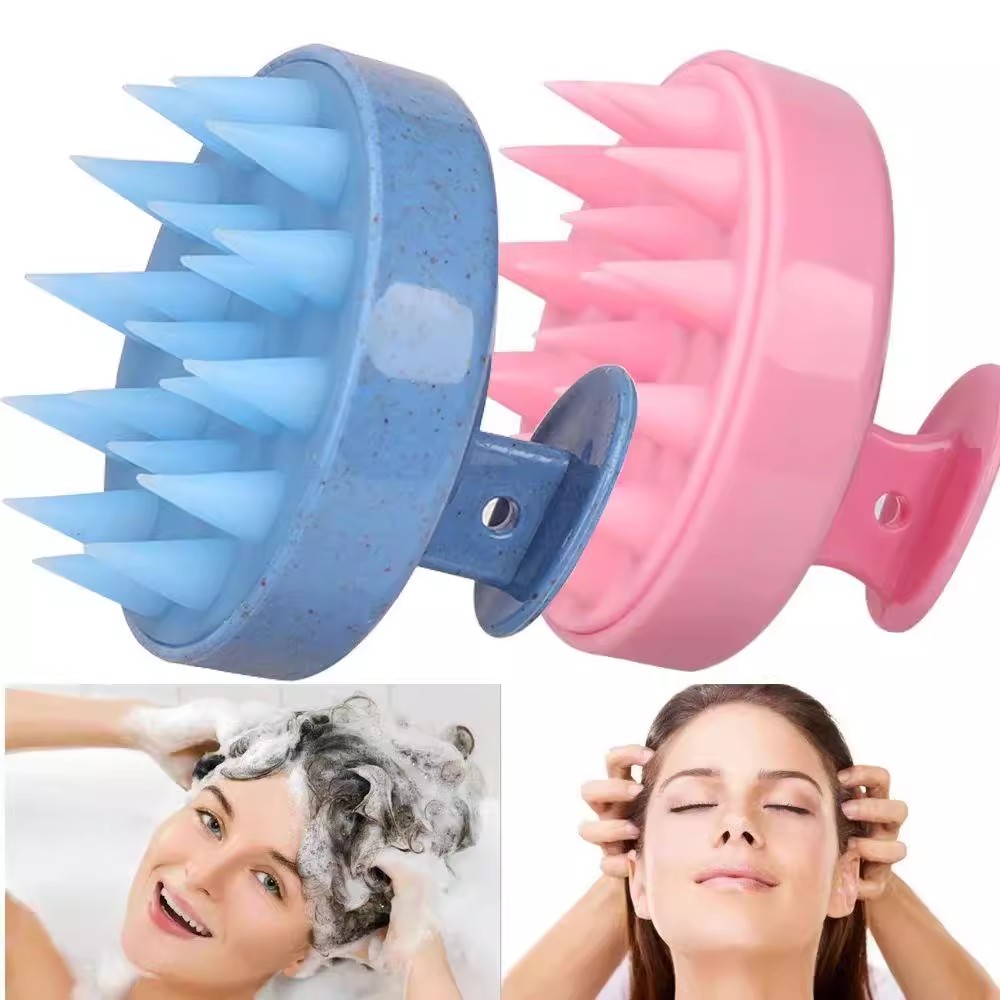 Hair Spa Wellness - Silicone Shampoo Brush Head Scalp Massage