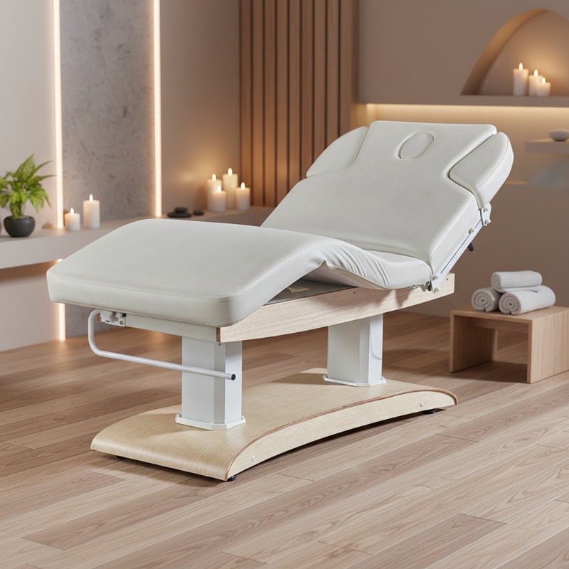 Spa And Wellness Hotel - Factory Customized Synthetic Leather Massage Bed