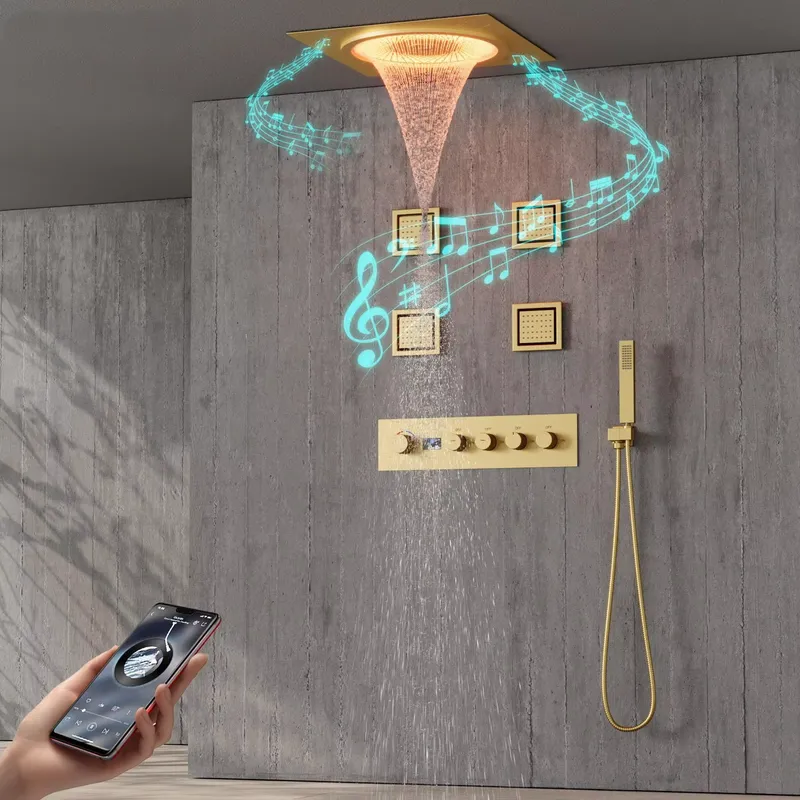 Smart LED Shower Set Bathroom  - Spa & Wellness Earth City Москва 评论和价格