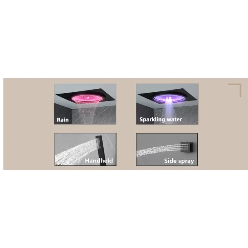 Smart LED Shower Set Bathroom  - Spa & Wellness Earth City Москва 评论和价格