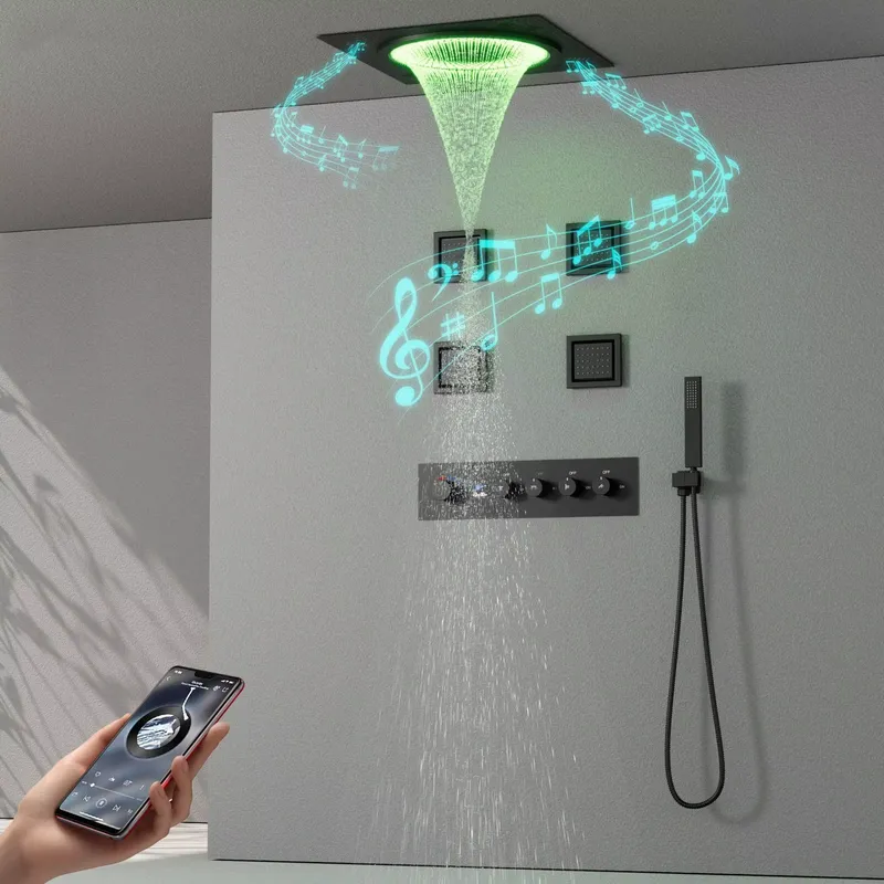 Smart LED Shower Set Bathroom  - Spa & Wellness Earth City Москва 评论和价格
