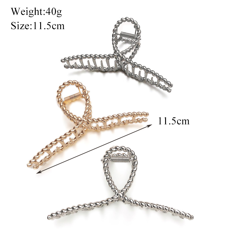 Simple Metal Hollow Out Geomet - Hair Spa Wellness 评论和价格