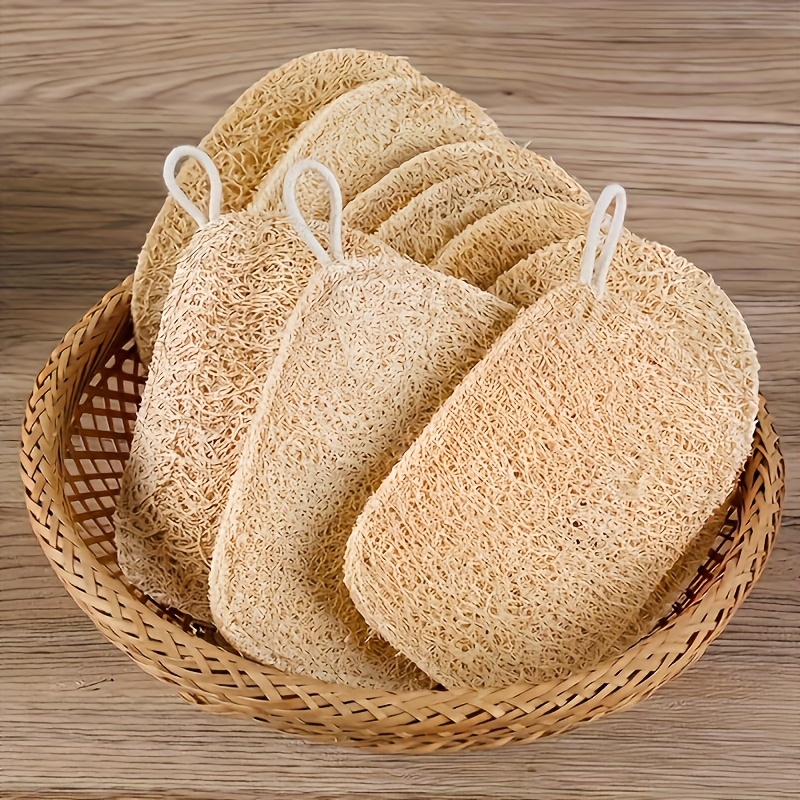 6pcs Natural Loofah Exfoliatin - Body Loofah Natural 评论和价格