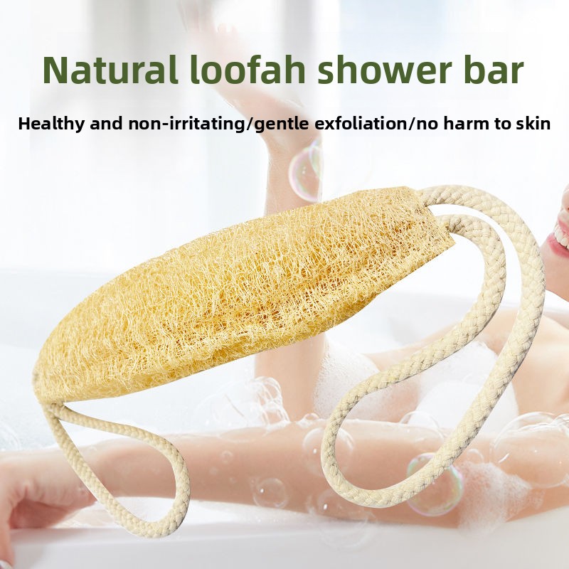 Loofah Bath Scrubbing Tool, Na - Body Loofah Natural 评论和价格