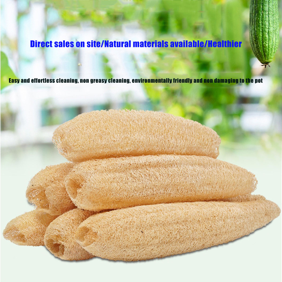 1pcs Natural Loofah Sponge Mul - Body Loofah Natural 评论和价格