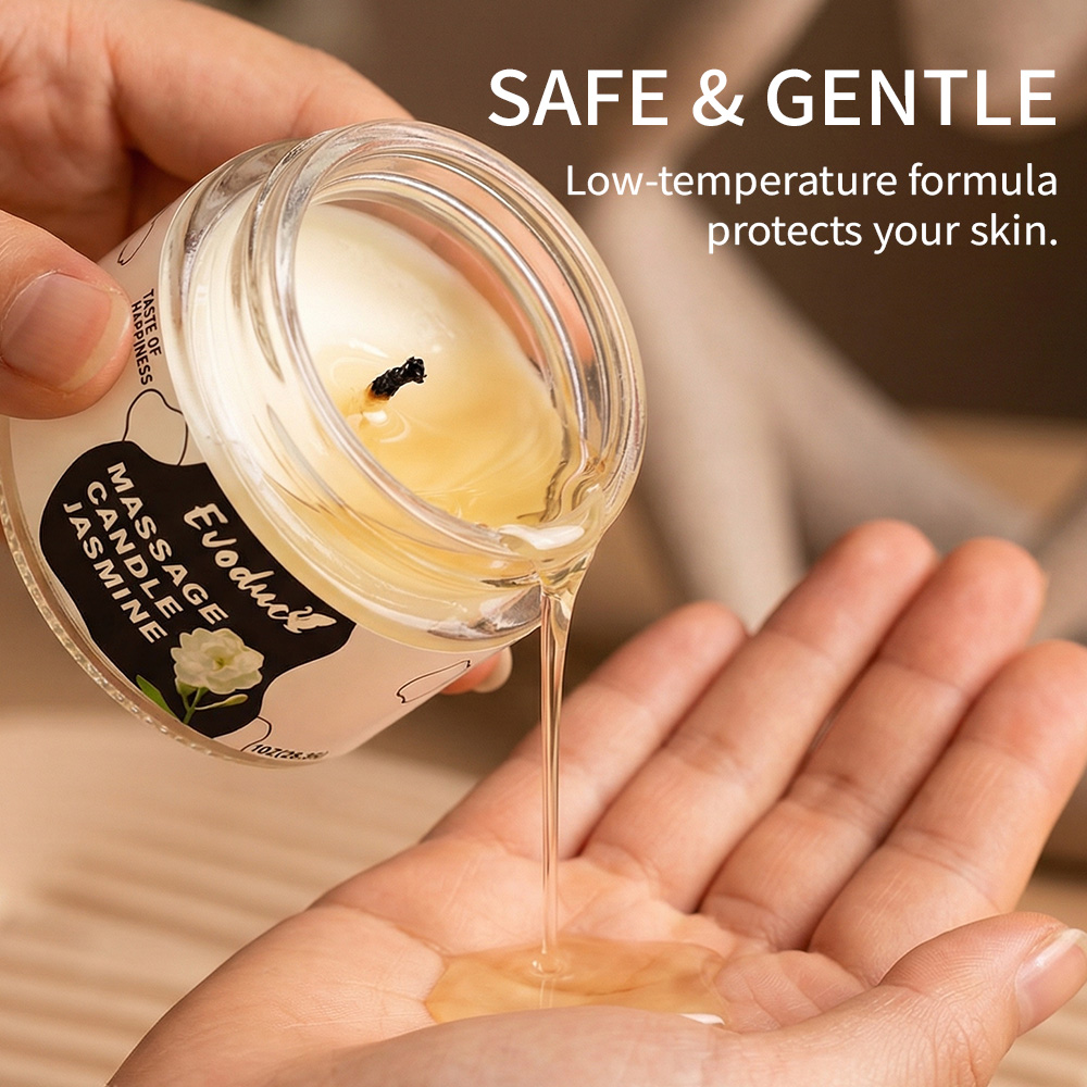 Massage Oil Candle Jasmine Soy - Massage Candle Melting 评论和价格