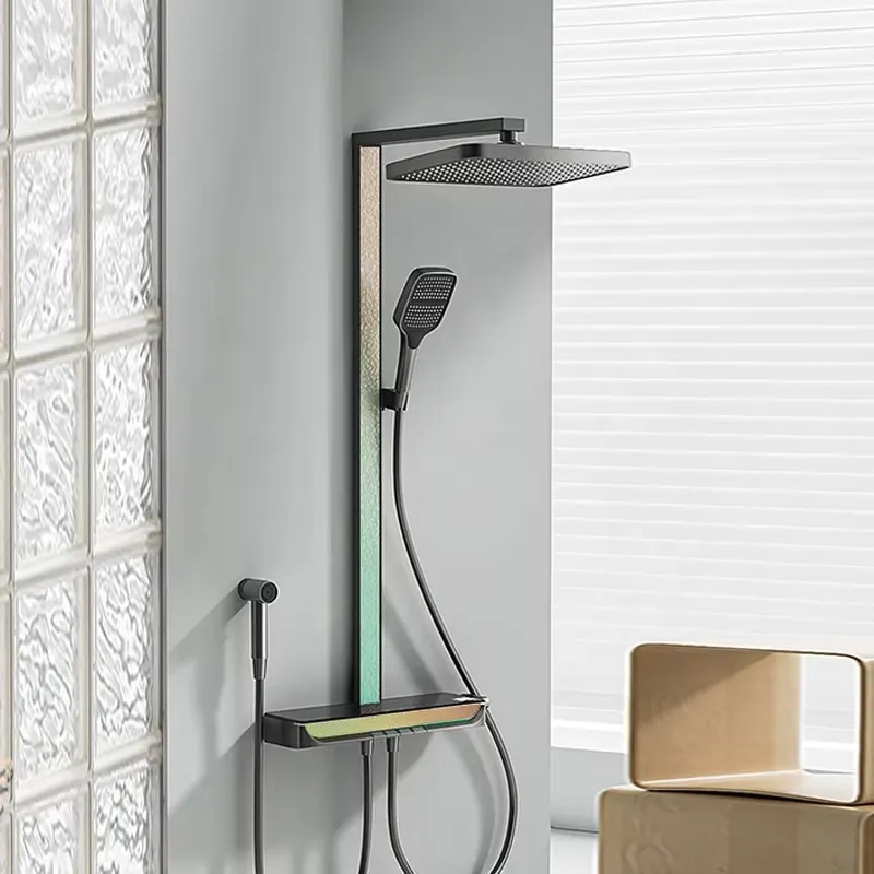 Brass Digital Waterfall Shower - Spa & Wellness Earth City Москва 评论和价格