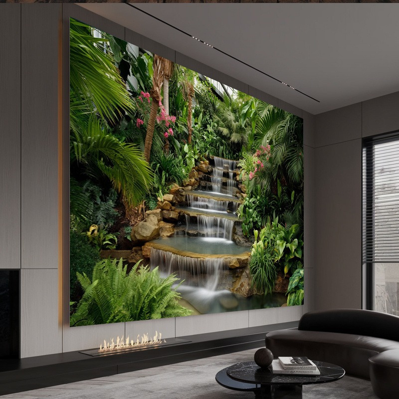Waterfall Garden Tapestry Lush - Spa Wellness Nature 评论和价格