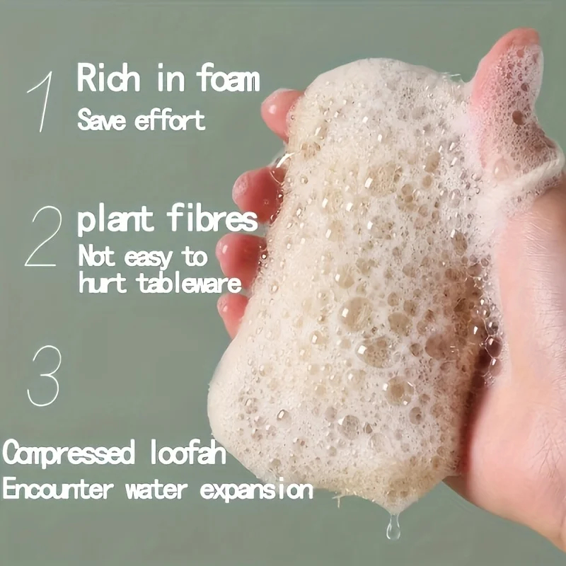 6pcs Natural Loofah Exfoliatin - Body Loofah Natural 评论和价格