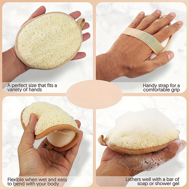 Natural Loofah Body Scrubber B - Body Loofah Natural 评论和价格