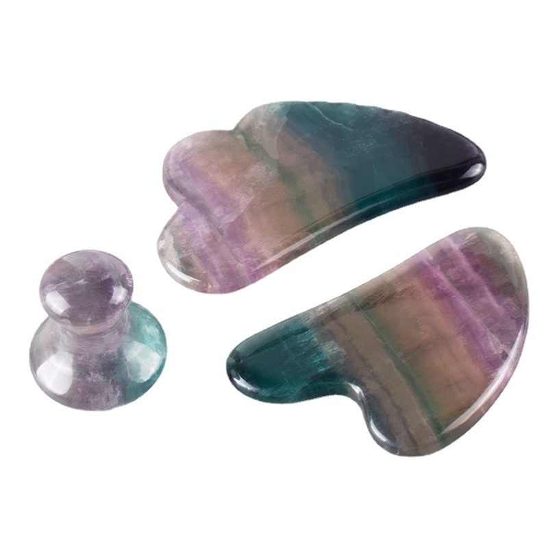 Natural Jade Massager Fluorite - Spa Wellness Nature 评论和价格