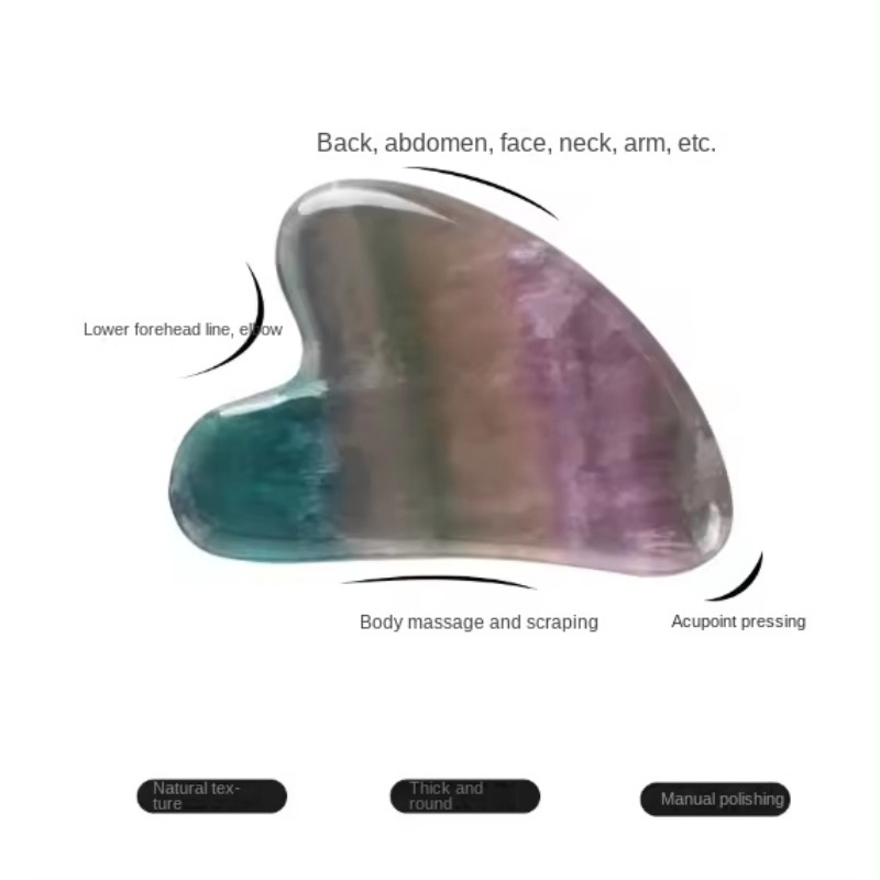 Natural Jade Massager Fluorite - Spa Wellness Nature 评论和价格