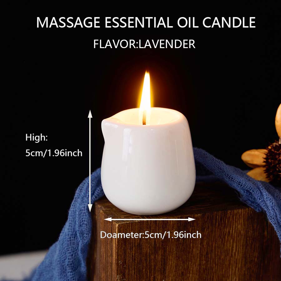 Ceramic Massage Oil Candle Lav - Massage Candle Melting 评论和价格