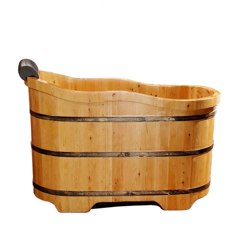 Cedar Wood Bath Barrel Large A - Spa Wellness Nature 评论和价格