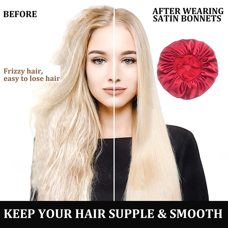 2PCS/LOT Women's Satin Solid B - Hair Spa Wellness 评论和价格