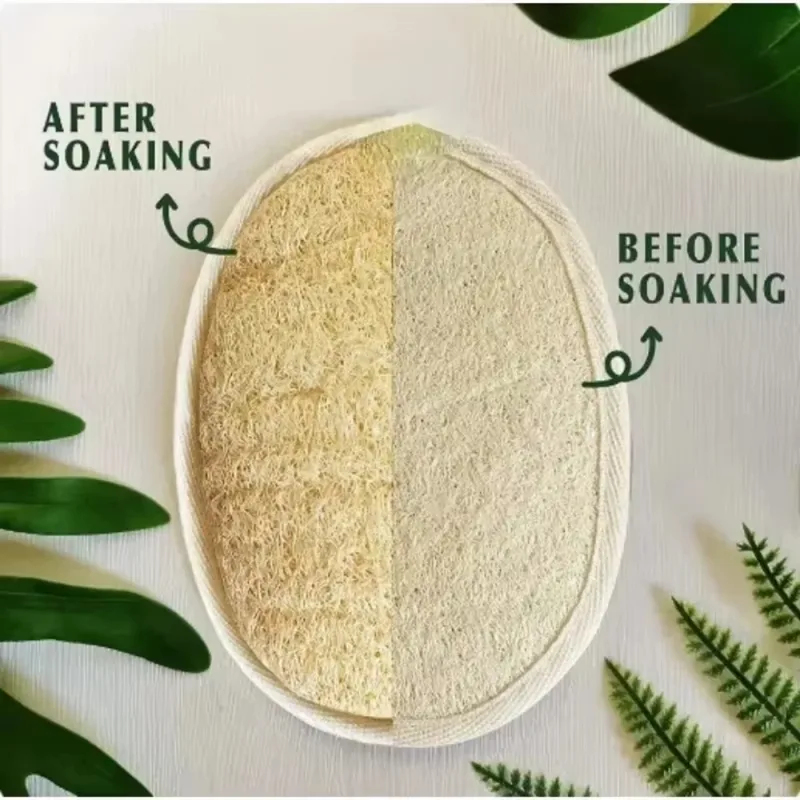 Shower Loofah Sponge Exfoliato - Body Loofah Natural 评论和价格