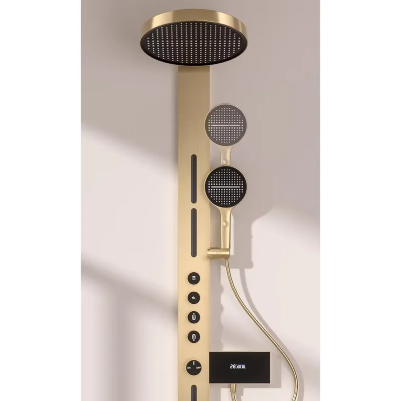 Brass Rainfall Shower Panel Se - Spa & Wellness Earth City Москва 评论和价格